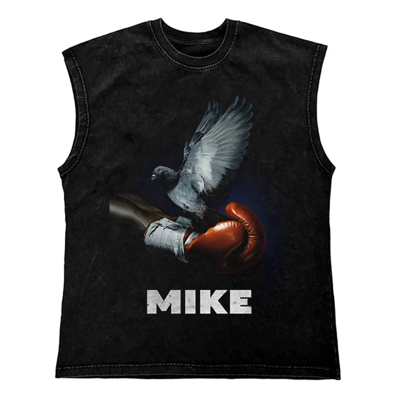 Men's Hip Hop T-Shirt with Unique Boxing Print 270Gym