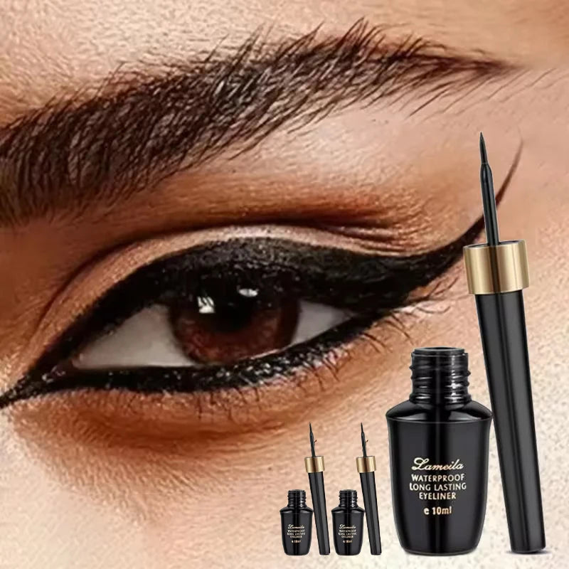 Super Thin Black Liquid Eyeliner Long Lasting Waterproof