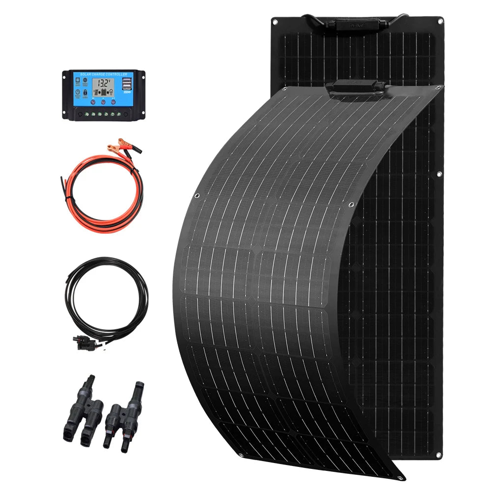 XINPUGUANG solar panel complete kit 12v /24V photovoltaic panel 50W 100W cells Solar Battery Charger Car Boat House balcony
