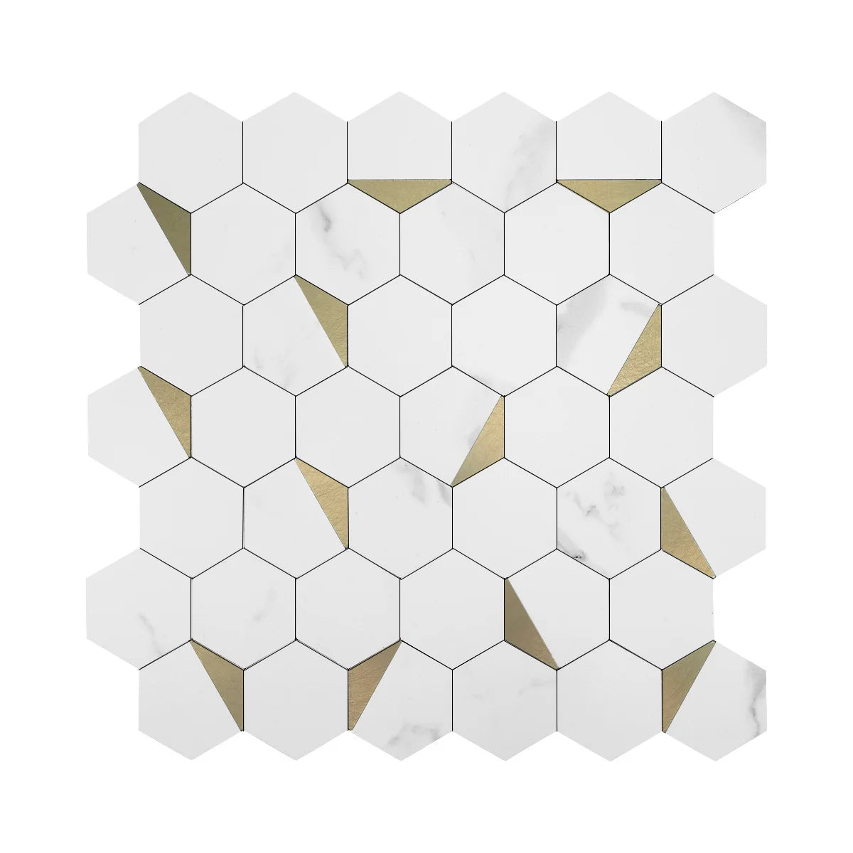 Tấm Ốp Tường Chống Nước Tự Dính Kim Loại & Đá 50cm