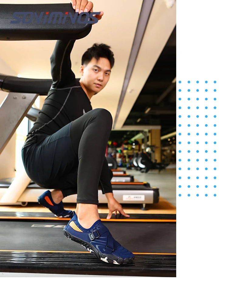 Giày Chạy Bộ Tối Giản Nam Nữ Đế Mỏng Rộng Ngón