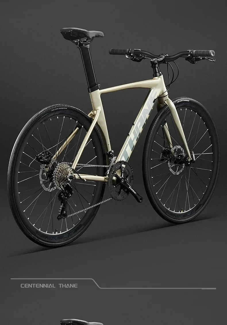 700C curved handle road bicycle 27 speed oil disc brake gravel bike ultralight aluminum alloy frame Road Racing bicicleta aldult - Daisan Mart