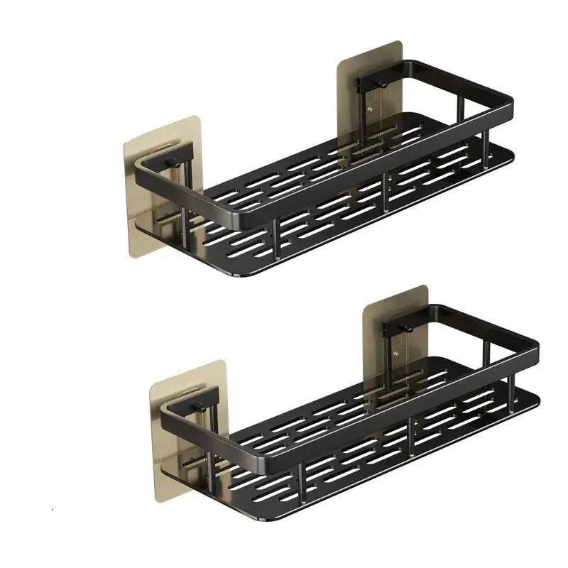 Bathroom Storage Rack, Bathroom Shelves, No-Drill Wall Mount Corner Shelf, Shower Storage Rack Holder - Daisan Mart