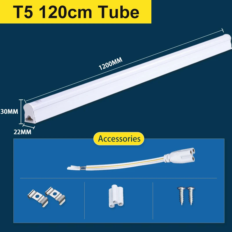 Đèn Tuýp LED T5 T8 90/120cm Lắp Tủ Bếp Văn Phòng Nhà