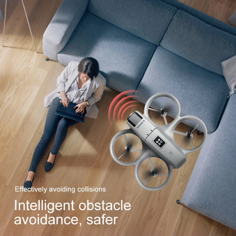FlyCam Xiaomi D16 8K - Mini Drone Avoiding Obstacles