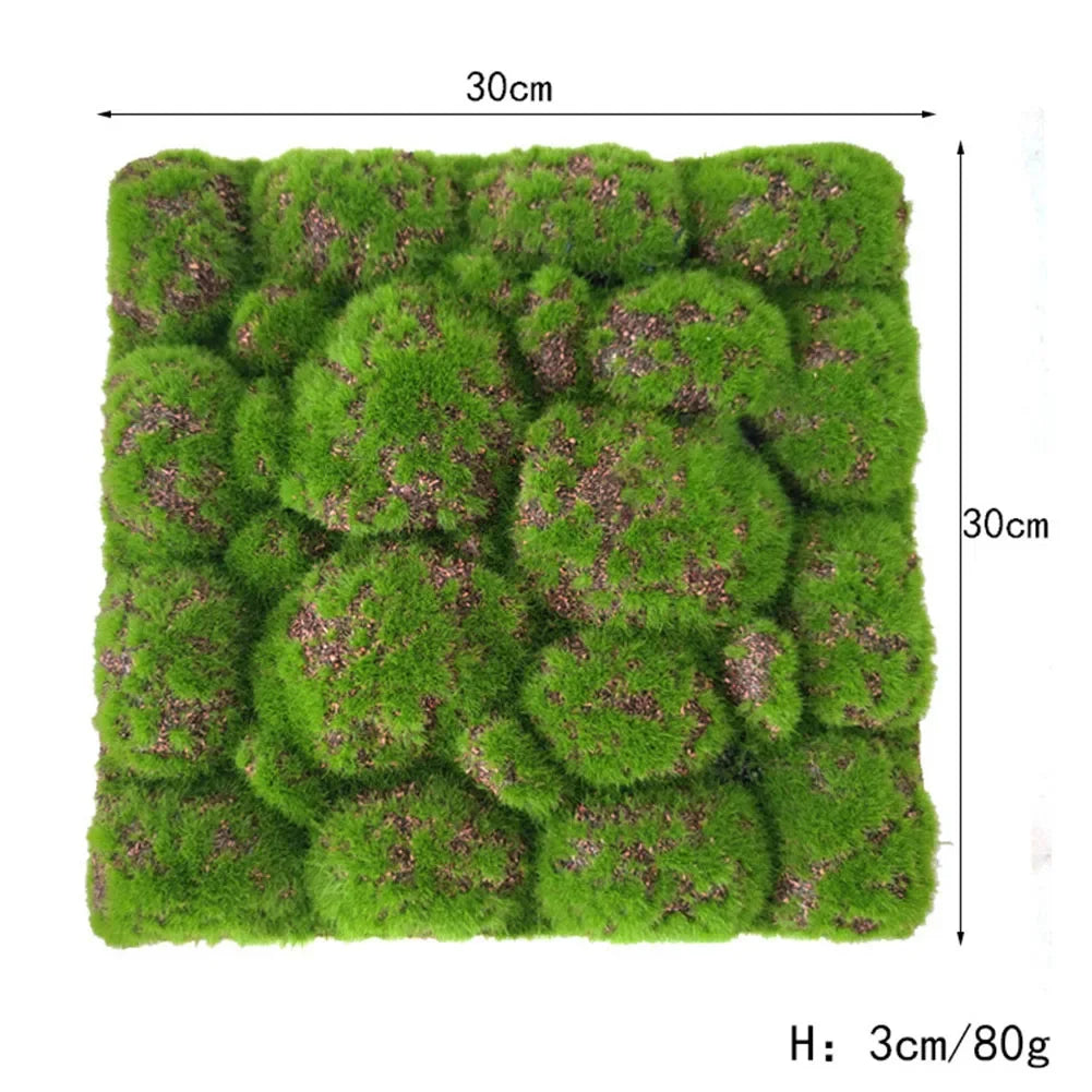 Artificial Moss Panels for Wall Decoration, Stone, Garden Landscape