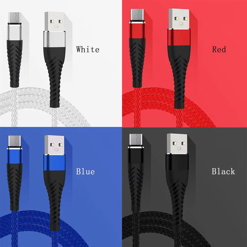 Fast Charging Cable 1M 2M 3M USB Type-C &amp; Micro USB