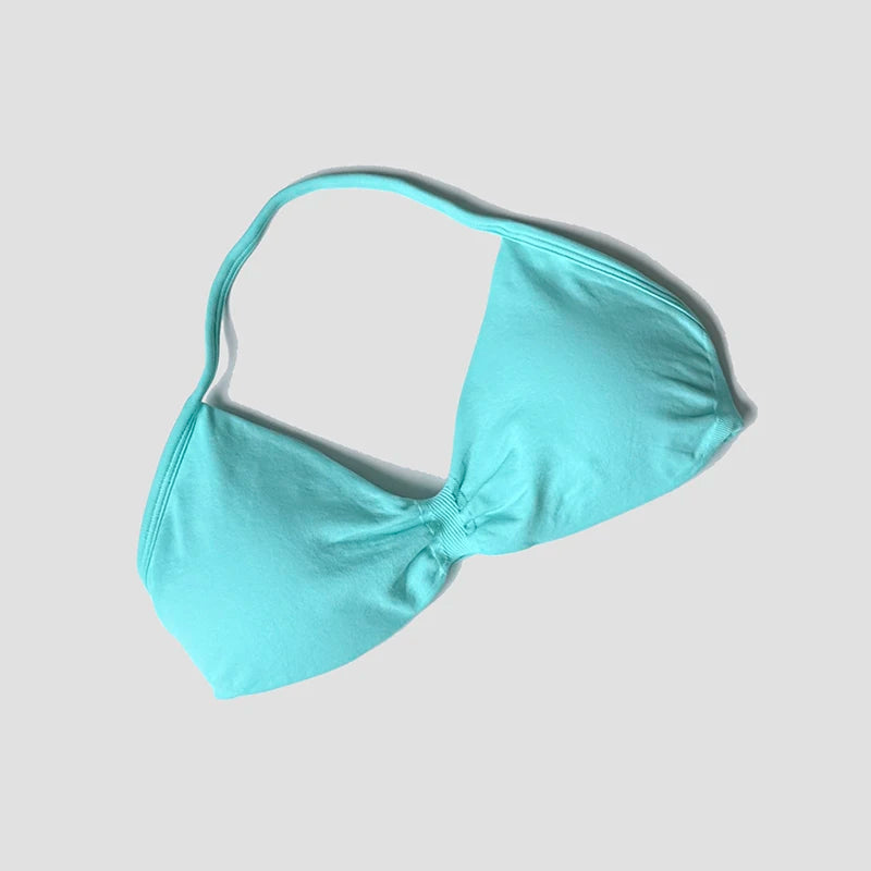 Sexy Push Up Backless Halter Women's Gym Top