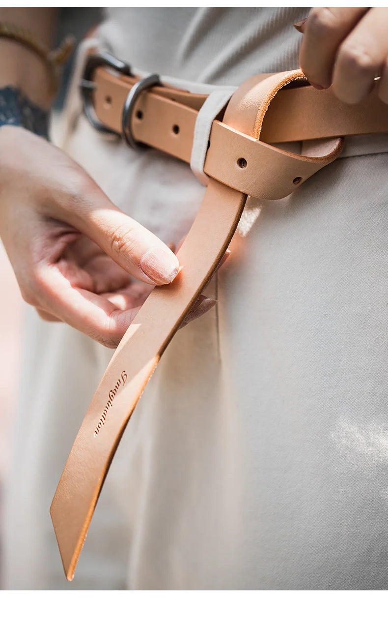 Thắt Lưng Da Bò Cao Cấp Maden Vintage Cho Nam Nữ