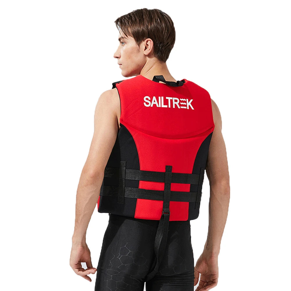 New Adults Neoprene Life Jackets Water Sport Floating Vest Kayak Ski Buoyancy Aid Sailing Boating Water Entertainment Project