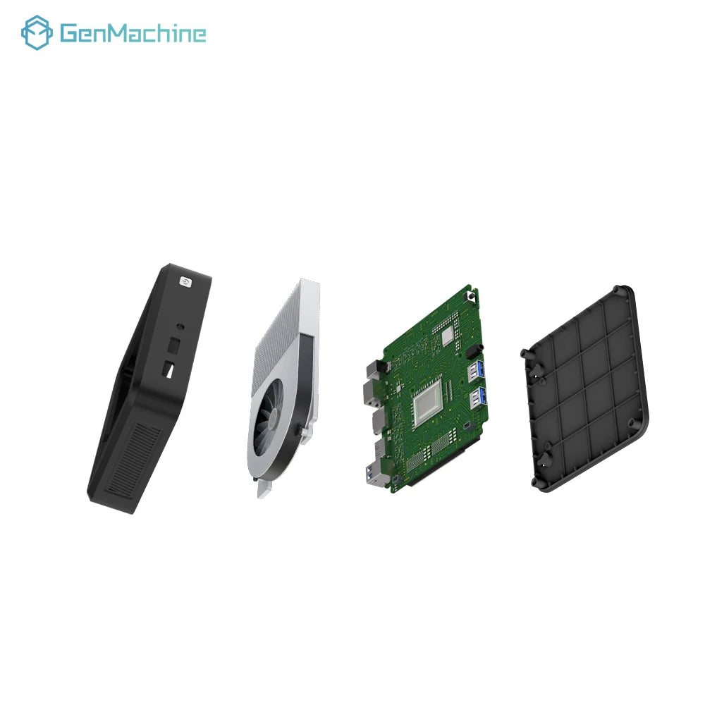 GenMachine New Mini PC AMD 3750H CPU Windows 11 Ryzen DDR4 USB WIFI 5 1000M AMD NUC Gaming Diy Gaming Computer Ordenador