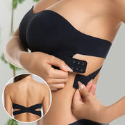 Women's Wireless Push-Up Bra Enhances Smooth Back Beauty