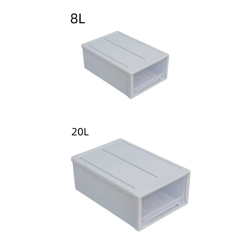 Multi Purpose Stackable Plastic Storage Drawers for Bedroom Closet Underwear Socks Organization