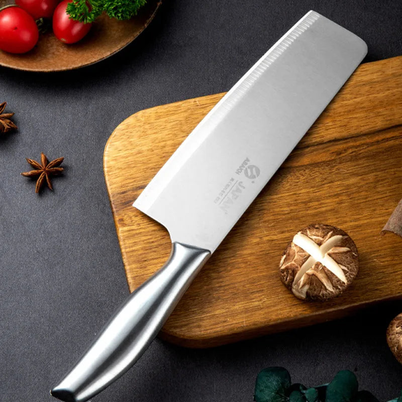 Japanese Stainless Steel Kitchen Knife Set - Chopping, Slicing Meat, Fish, Vegetables