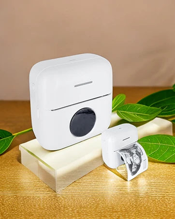 Mini Inkless Sticker Printer HD Thermal Sticky Note Print Pod Sticker Maker Portable Bluetooth Pocket Printer for Notes DIY - Daisan Mart