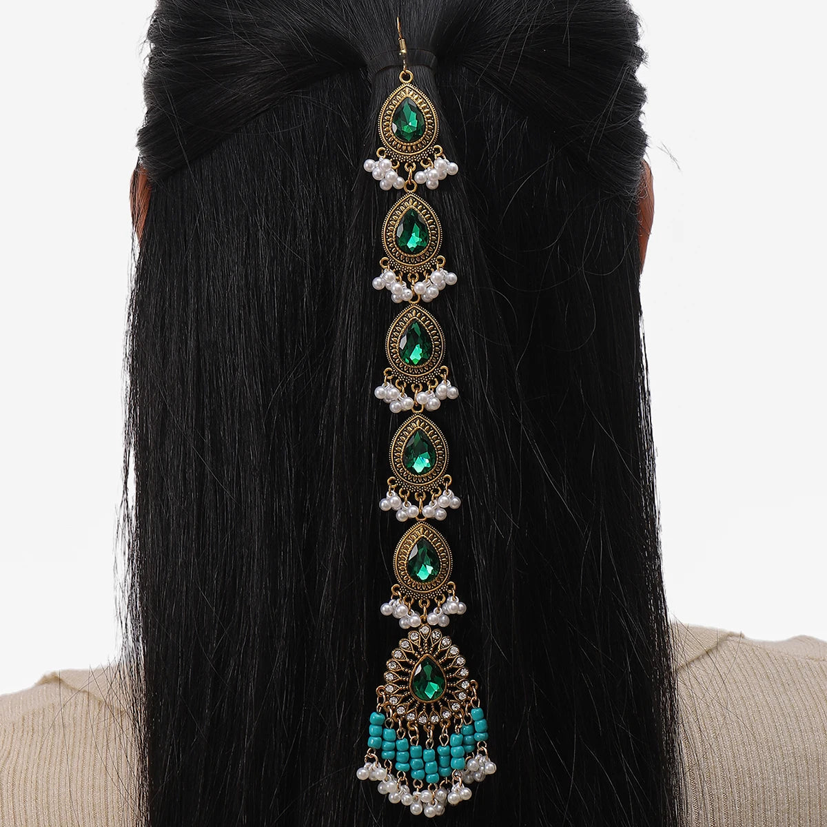 Luxurious Women's Boho Rhinestone Hair Clip