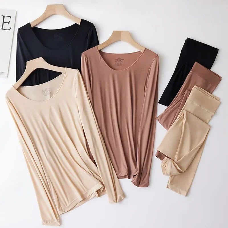 2025 Warm Moisturizing Ultra-Thin Women's Underwear Set