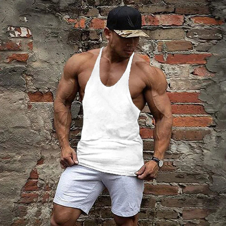 Áo Tank Nam Tập Gym Cotton Không Tay Thoáng Mát - Daisan Mart