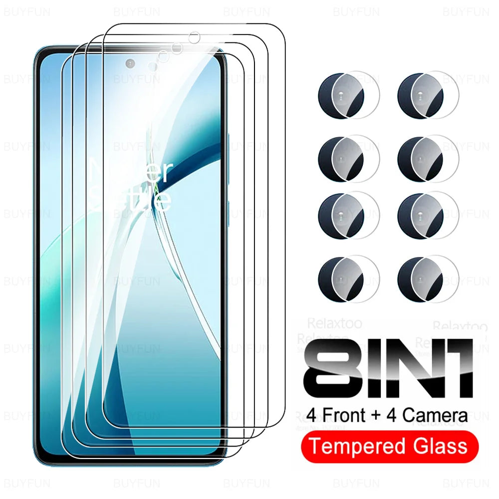 Nord CE4 Lite Glass 8To1 Camera Tempered Glass For OnePlus NordCE4 CE4Lite CE 4 Light NordCE4Lite 5G Phone Lens Screen Protector