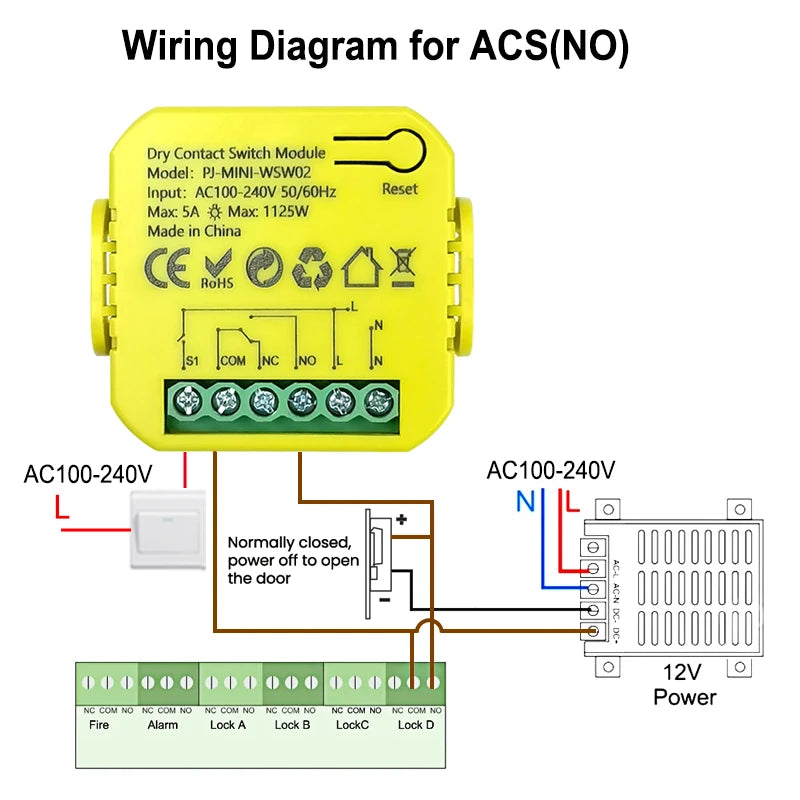 Tuya WiFi Smart Switch 5A Remote Control 