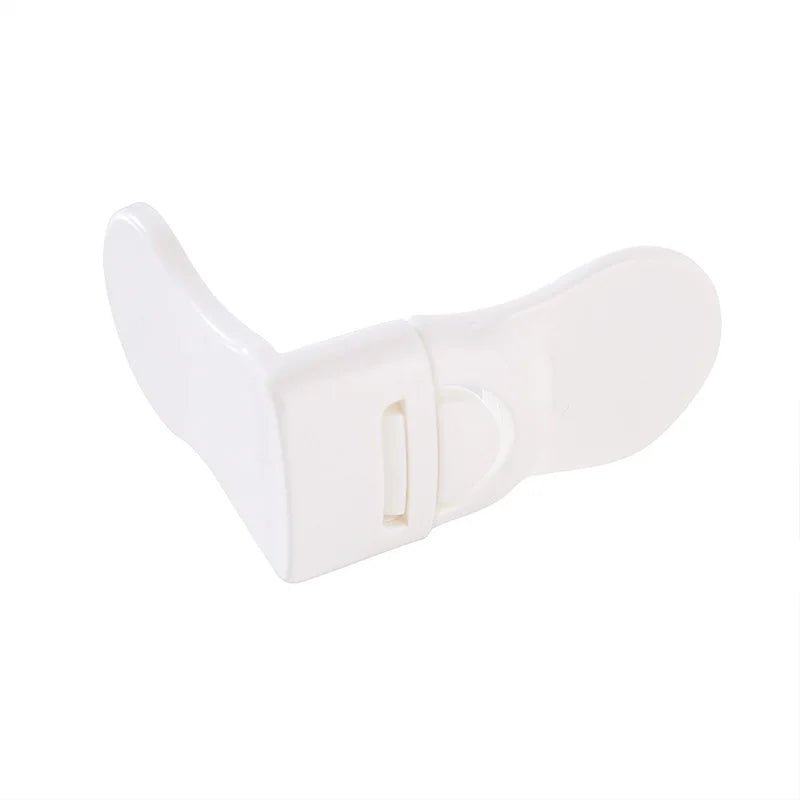 Baby Safety Drawer Lock Anti-Pinching Hand Cabinet Drawer Locks Plastic White Safety Buckle for Children Kids Protection - Daisan Mart