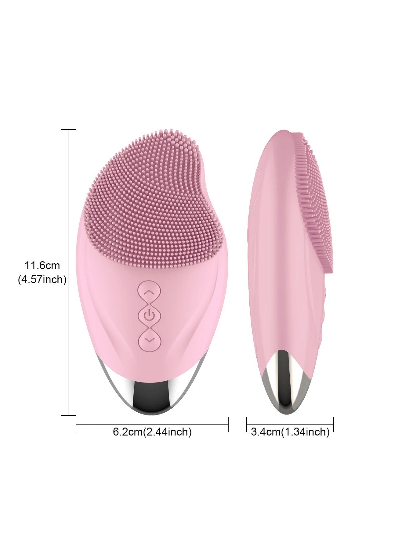 Silicon Ultrasonic Facial Cleanser Deep Cleanses Facial Skin