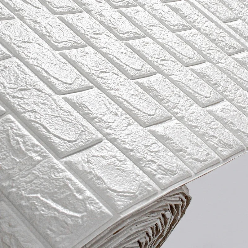 Giấy Dán Tường 3D Chống Thấm Hoa Văn Gạch 70cm*10m