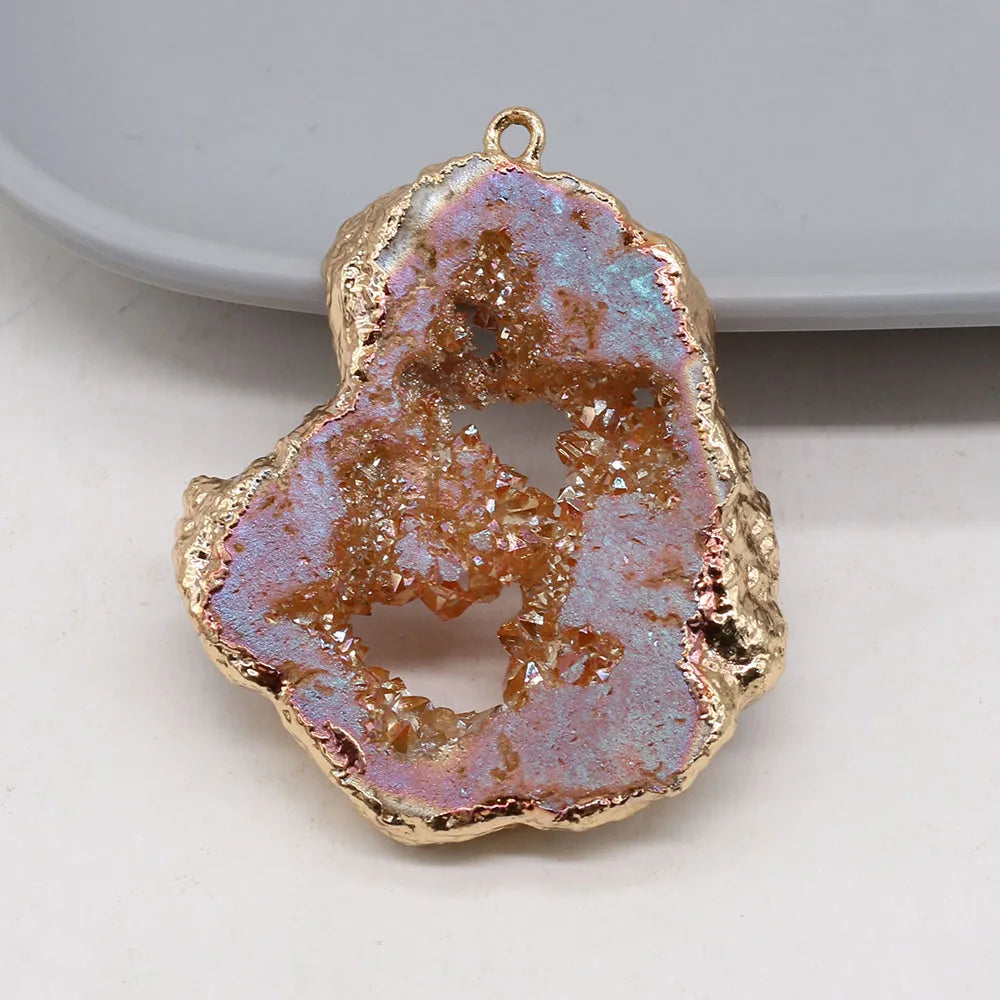 Handmade Natural Quartz Gemstone Pendant