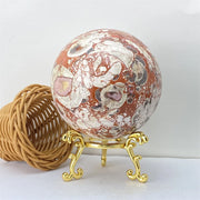 Lucky Natural Orange Quartz Ball Feng Shui