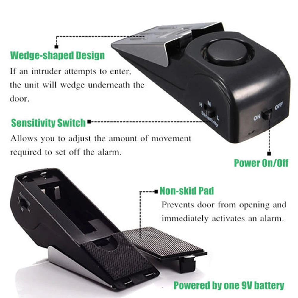 125DB Wireless Door Alarm Anti-Theft Portable