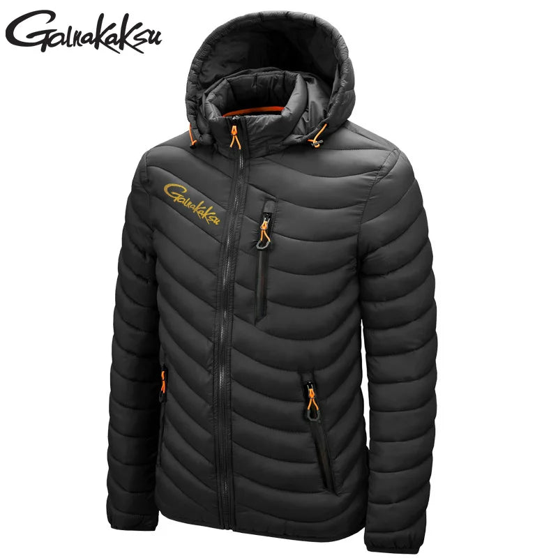 2023 Men's Fishing Jacket Waterproof Winter Warm