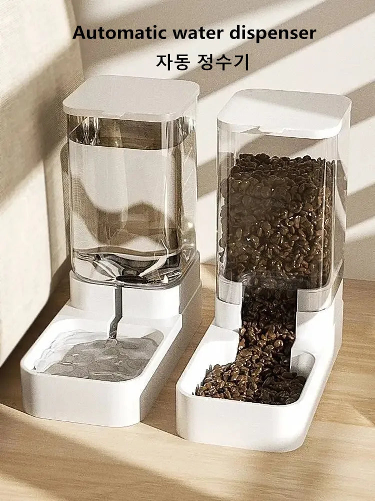 Pet Automatic Feeder Dog Feeding And Water Dog Accessories Cat Drinking Water Flowing Water Without Inserting Electric Kettle - Daisan Mart