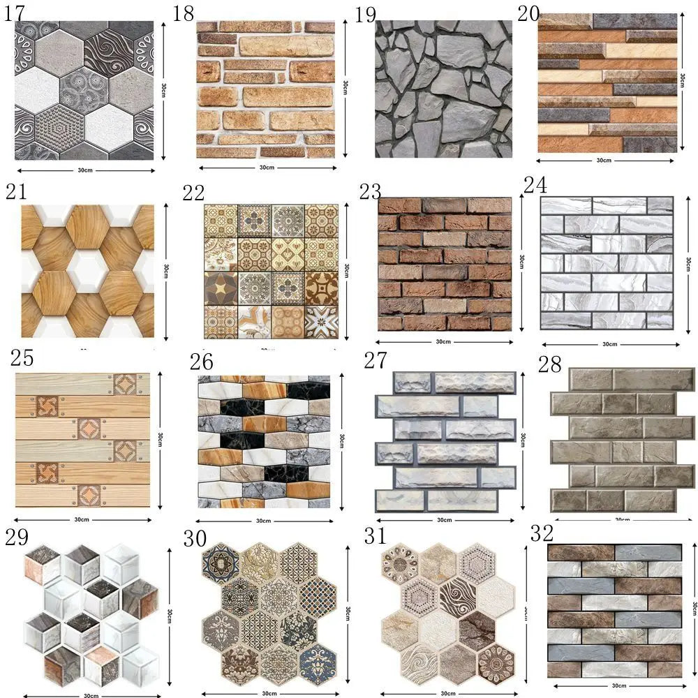 3D Antibacterial Waterproof Wallpaper for Bedroom