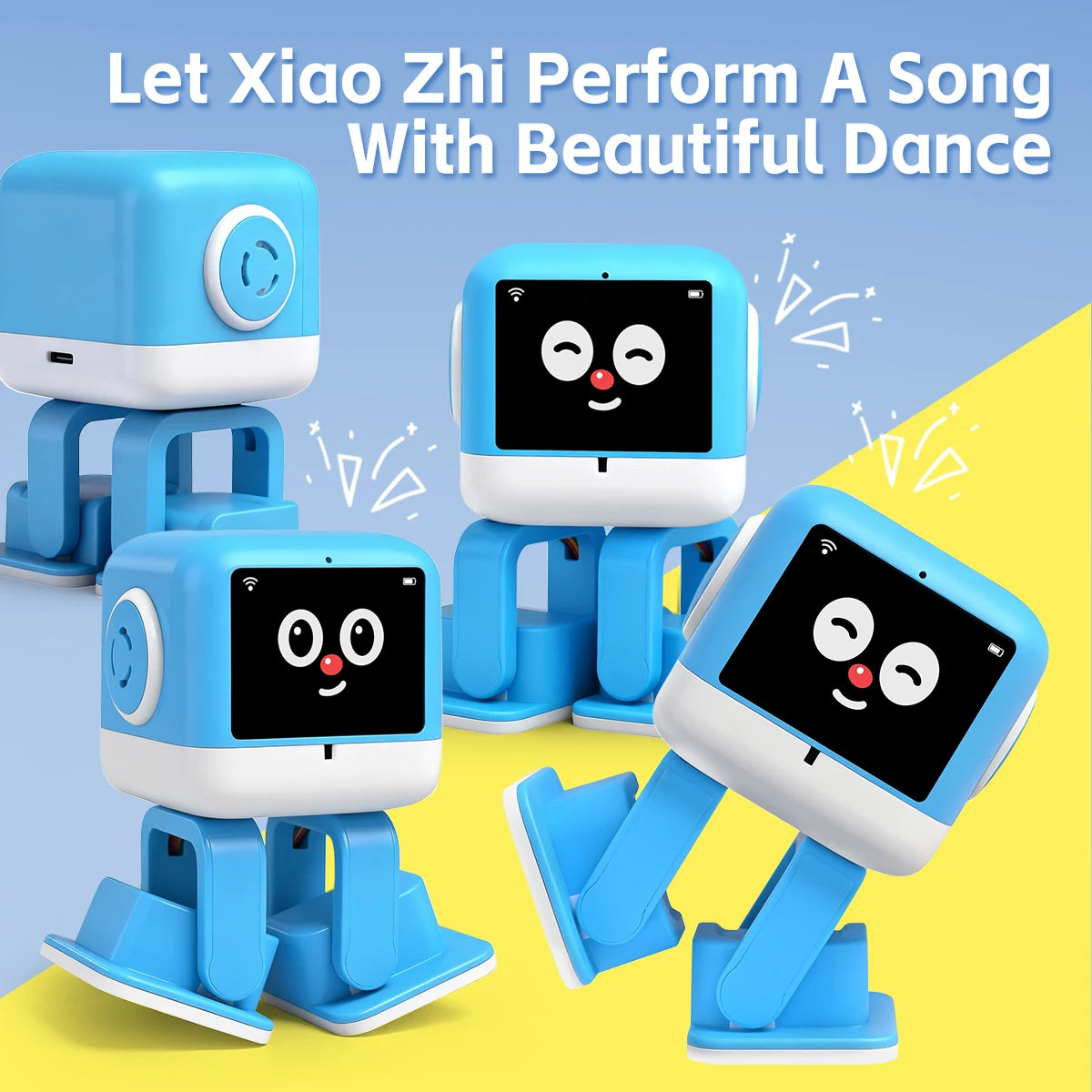 Smart AI Robot WiFi Early Education Toys for Children Speech Recognition & Voice Interactive Educational Learning Machine - Daisan Mart