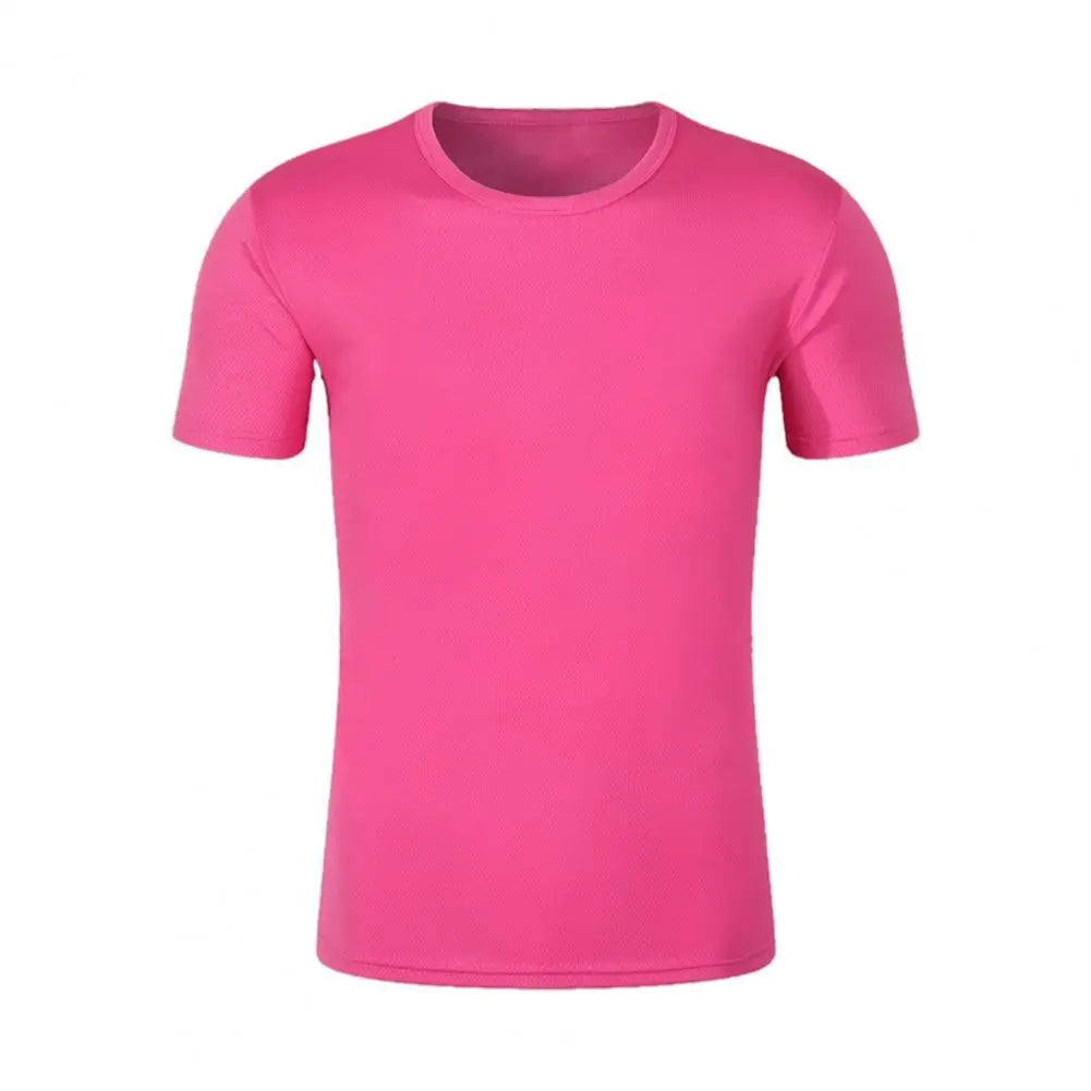 Unisex Quick Dry Running T-Shirt with Exquisite Edges