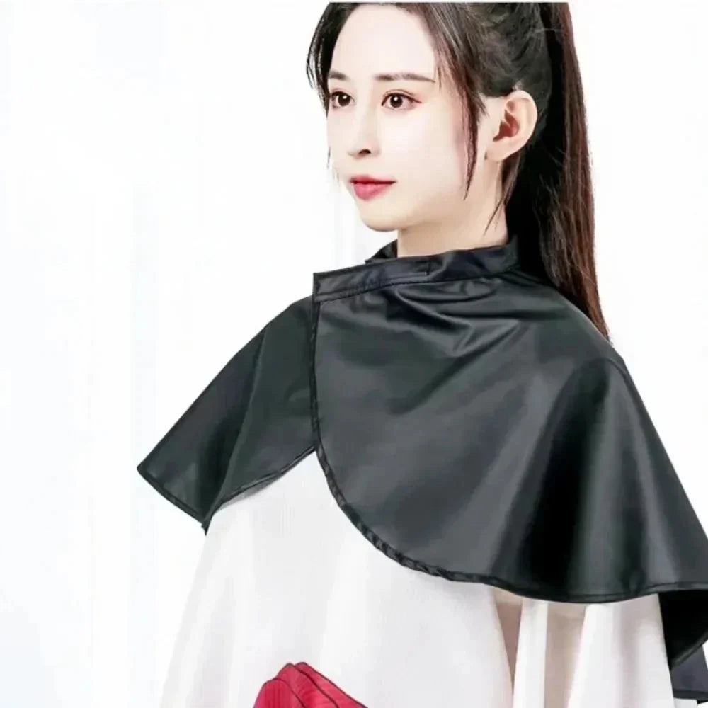 Áo choàng cắt tóc đen ngắn tiệm salon chuyên nghiệp - Daisan Mart