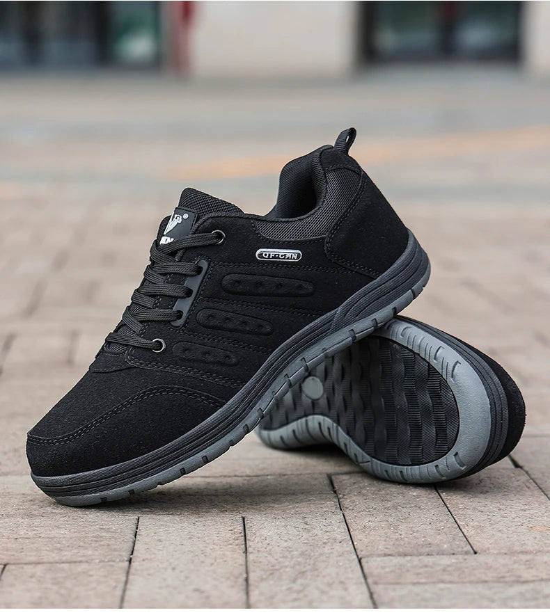 Giày Trượt Ván Nam Thu Retro Da Lộn Jeans Thời Trang