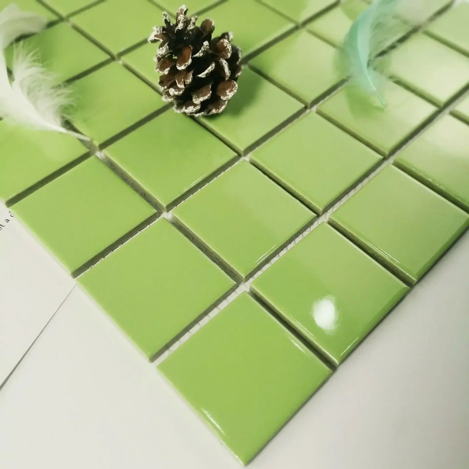 Gạch Mosaic Gốm Ốp Lát Hồ Bơi, Nhà Tắm, Bếp