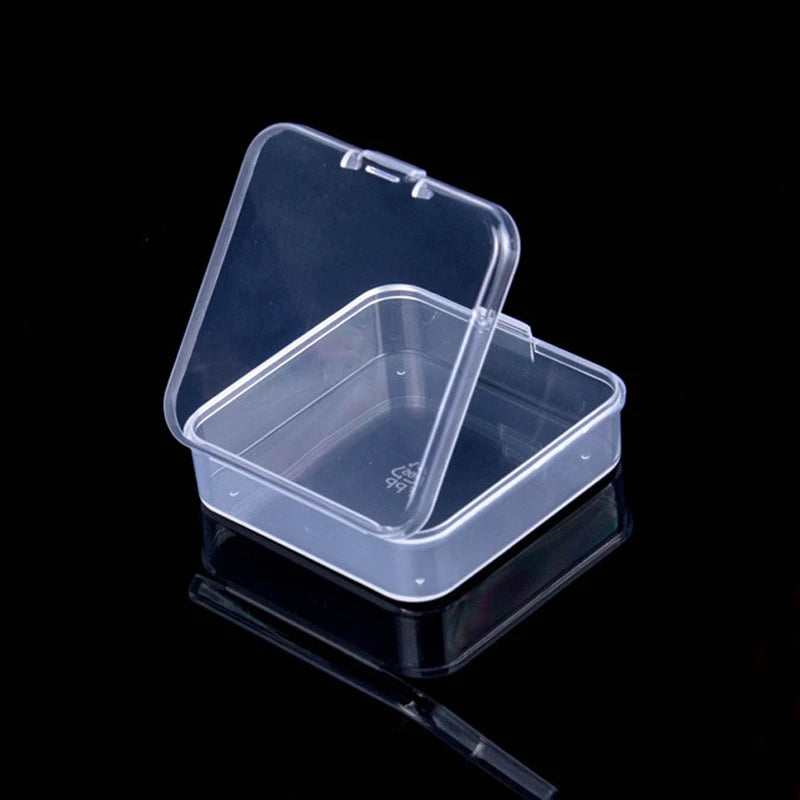 Mini Rectangular Dustproof Plastic Jewelry Box