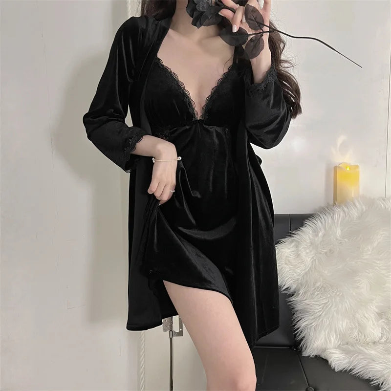 Áo Choàng Ren Gấm Sexy Lụa Ấm Mùa Thu Đông Nữ - Daisan Mart