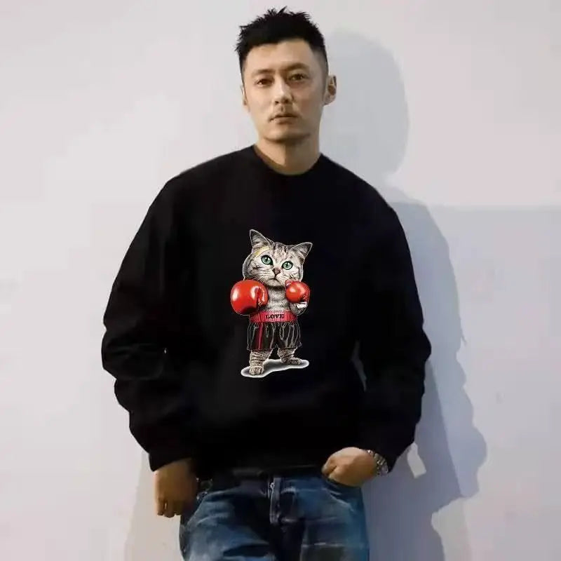Áo hoodie unisex in hình anime hài hước cotton freesize - Daisan Mart