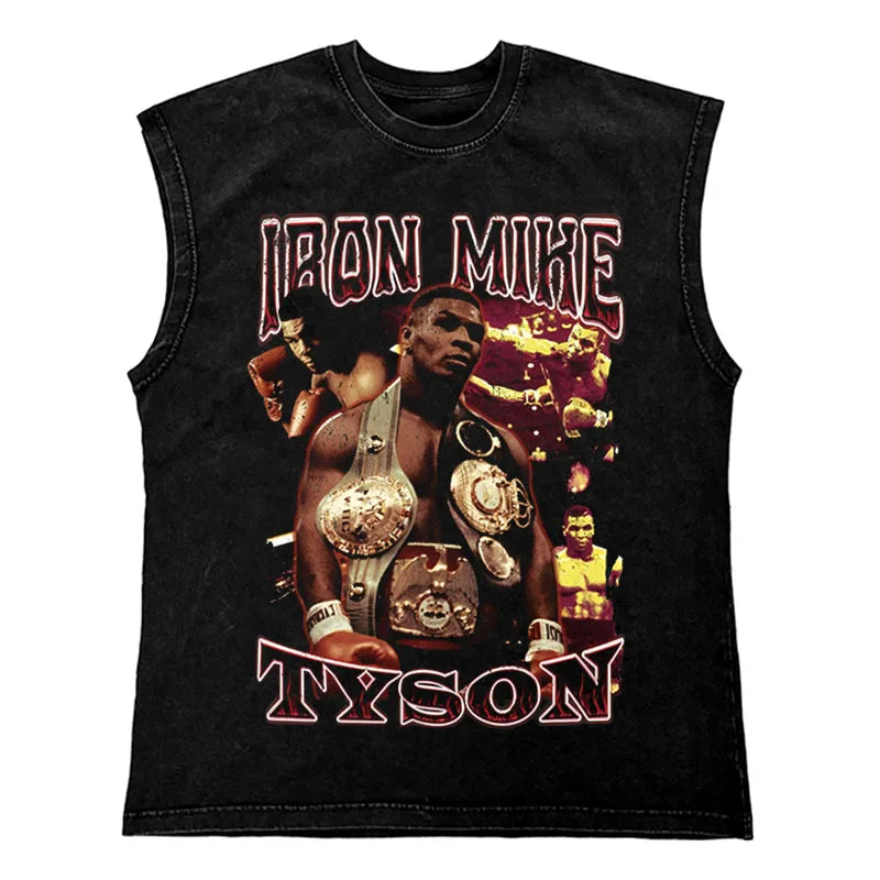 Men's Hip Hop T-Shirt with Unique Boxing Print 270Gym