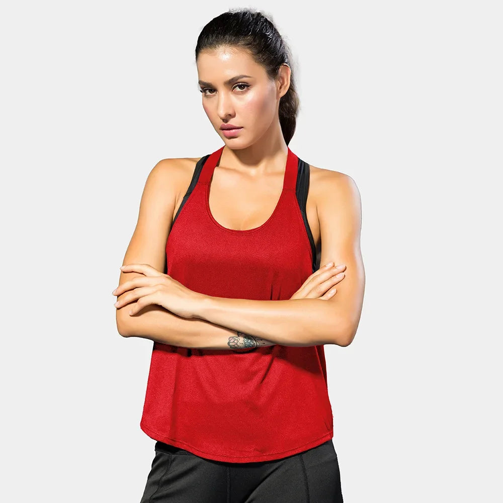 Áo Gym Nữ Hở Lưng Đen Năng Động - Daisan Mart