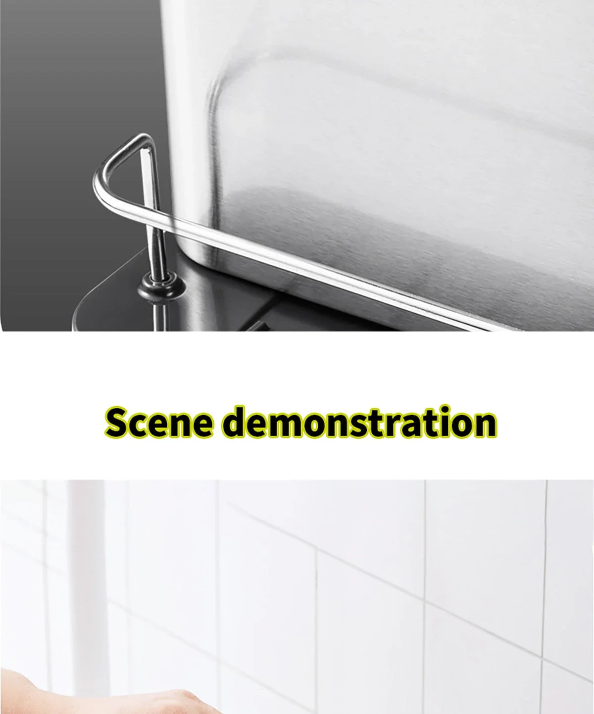 3-in-1 Stainless Steel Dishwashing Liquid Rack, Compact and Convenient for the Kitchen