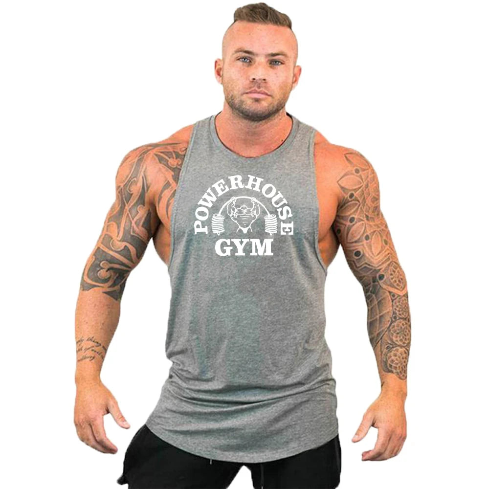 Men's Gym Shirt - Muscle Bodybuilding Tanktop