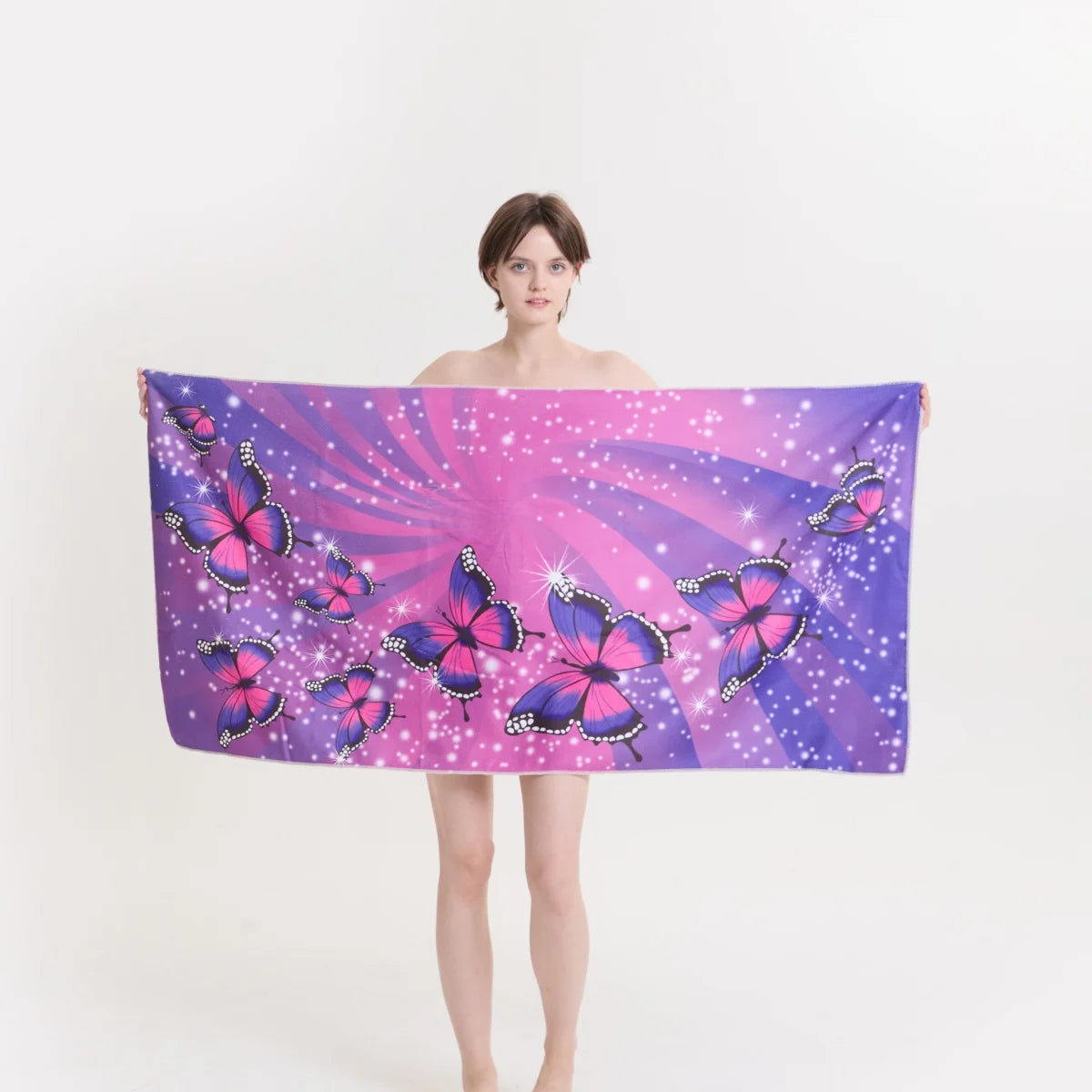 Khăn Tắm Boho Siêu Thấm, Nhanh Khô, Nhẹ, Chống Cát