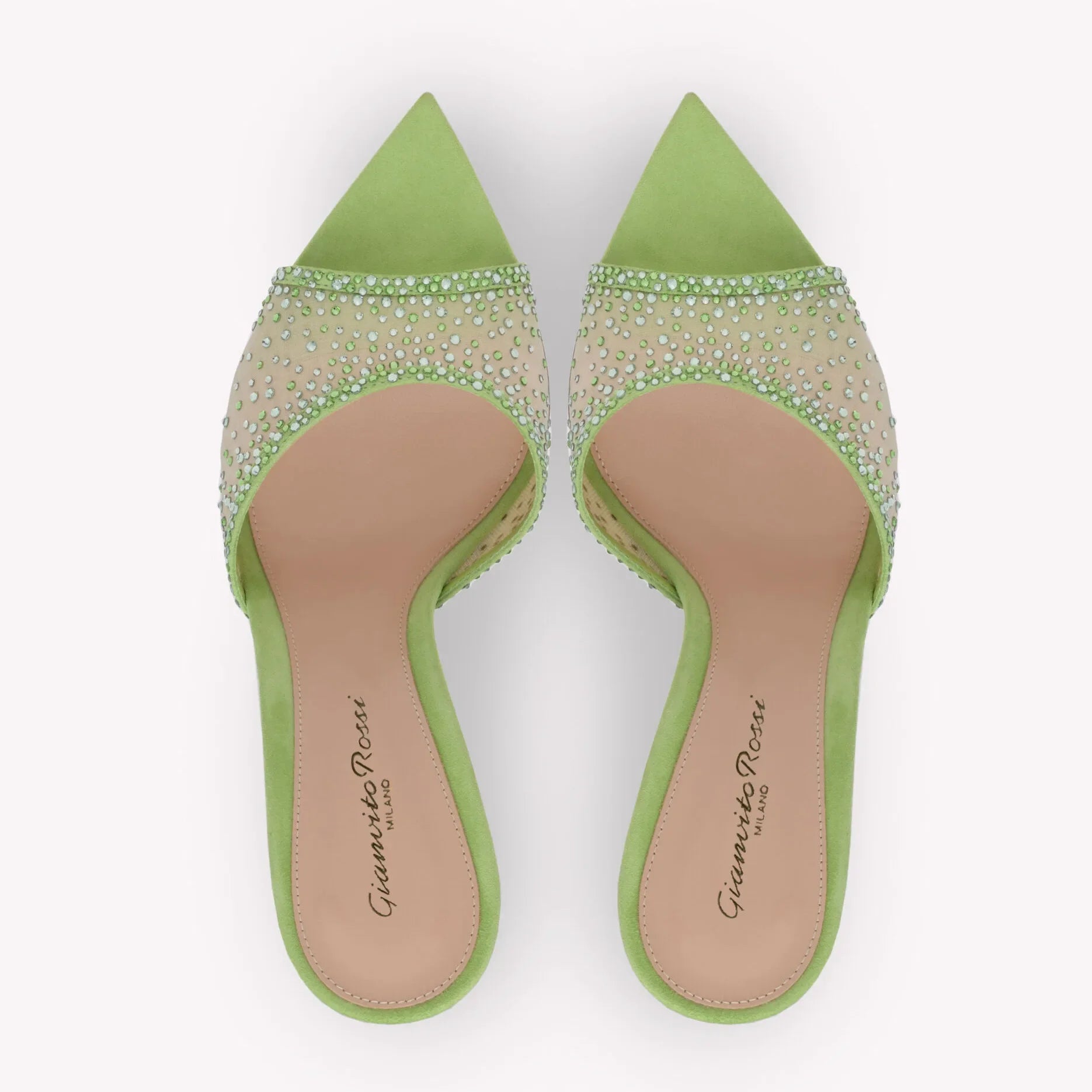 Women's Pointed Toe Rhinestone High Heel Sandals for Elegant Party