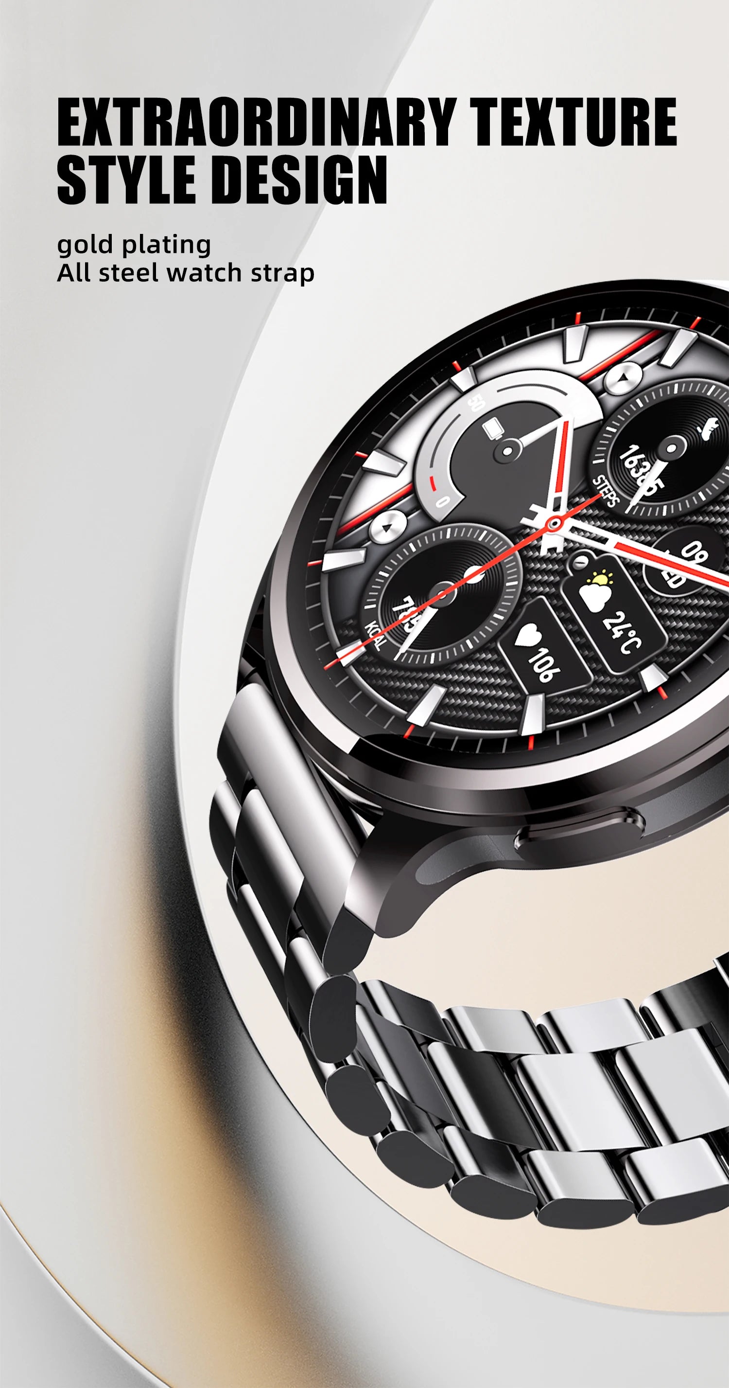 Đồng Hồ Thông Minh SK51: Màn Hình AMOLED, GPS, NFC