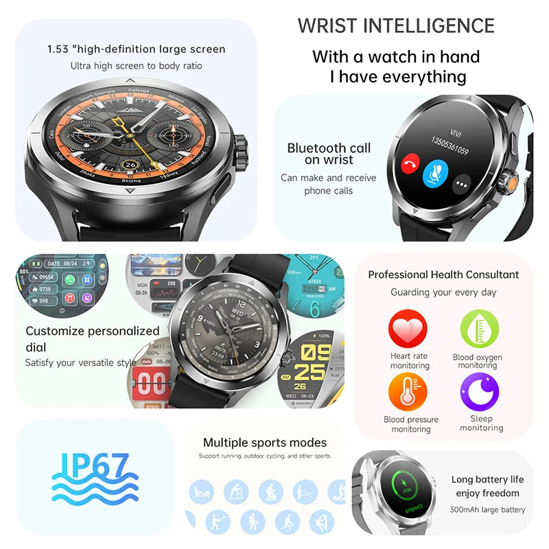 S4 Ultra 2025 Sports Smartwatch for Men.