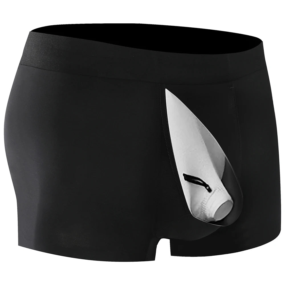 Quần Lót Nam Lụa Lạnh Thoáng Mát Dịu Da Nhạy Cảm